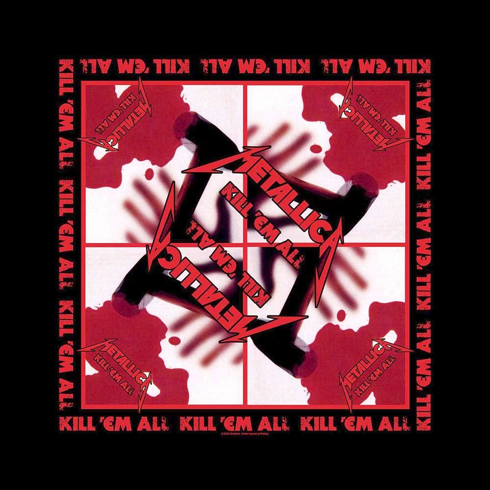 Metallica - Kill 'Em All Bandana - Black